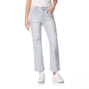 WallFlower Fearless Curvy Straight High-Rise Insta Vintage Juniors Jeans 7/28